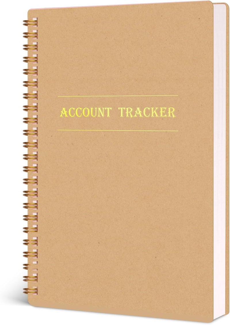 Koogel Accounting Ledger Book, Expense Tracker Notebook A5 Budget Bill Tracker Notebook for Home Budget Tracking Business Bookkeeping Personal Finance Planner, Income and Expense Log Book - Image 1